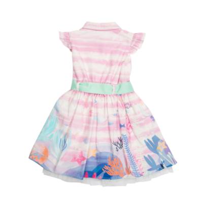 The Little Mermaid Printed Dress For Kids