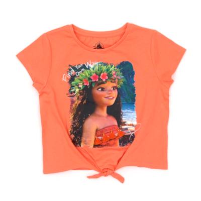 Disney Store Moana Tie-Front T-Shirt For Kids