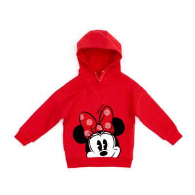 Disney Store Minnie Mouse Hooded Sweatshirt For Kids