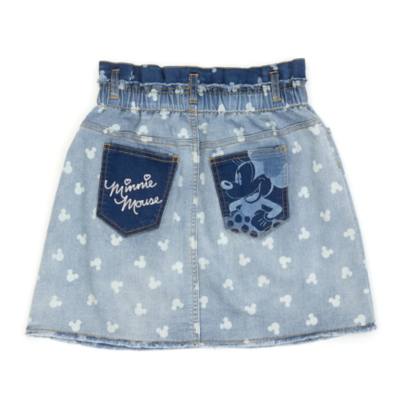 Disney Store Minnie Mouse Denim Skirt For Kids