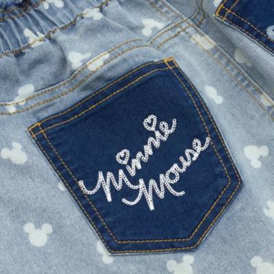 Disney Store Minnie Mouse Denim Skirt For Kids