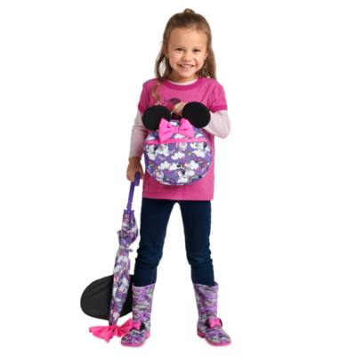Disney Store Minnie Mouse Unicorn Packable Raincoat For Kids