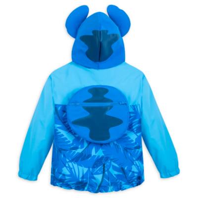 Disney Store Stitch Packable Raincoat For Kids