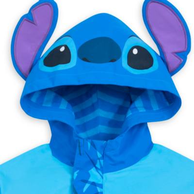 Disney Store Stitch Packable Raincoat For Kids