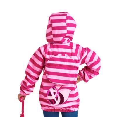 Disney Store Cheshire Cat Packable Raincoat For Kids