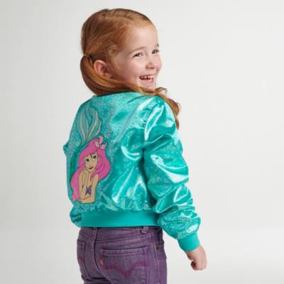 Disney Store The Little Mermaid Varsity Jacket For Kids
