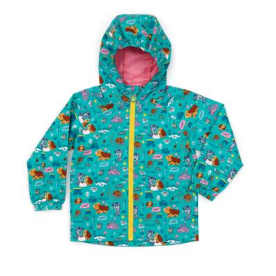 Disney Store Lady and the Tramp Furrytale Friends Raincoat For Kids