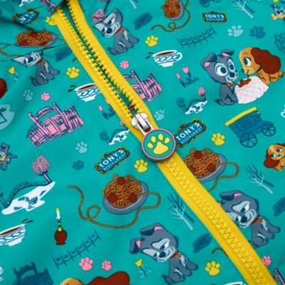 Disney Store Lady and the Tramp Furrytale Friends Raincoat For Kids