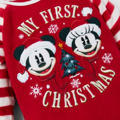 Mickey and Minnie Mouse 'My First Christmas' Baby Sleeper