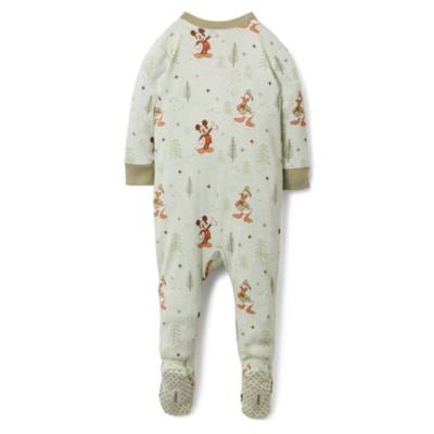 Mickey Mouse and Donald Duck Baby Stretchie Sleeper