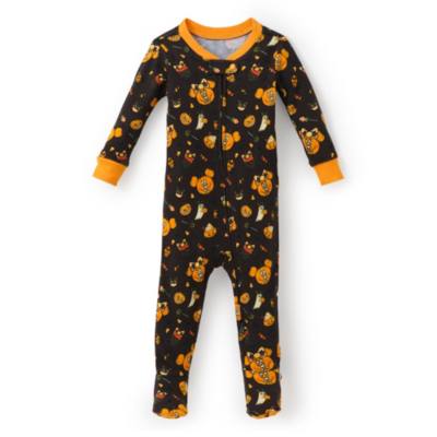 Mickey and Minnie Mouse Halloween Stretchie Sleeper for Baby