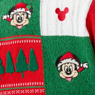 Mickey and Minnie Mouse Baby Christmas Knitted Set