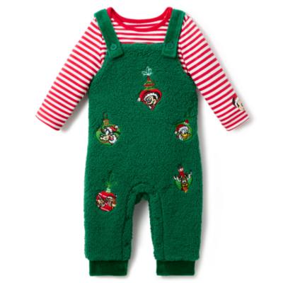 Mickey Mouse and Friends Festive Baby Dungaree Set