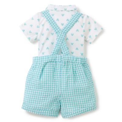 Conjunto camiseta y pantal&oacute;n corto Mickey Mouse para beb&eacute;