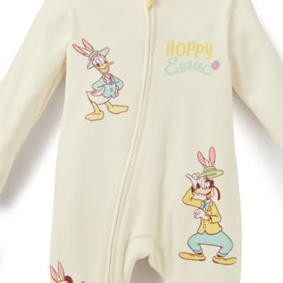 Pijama tipo mono Mickey Mouse para beb&eacute;