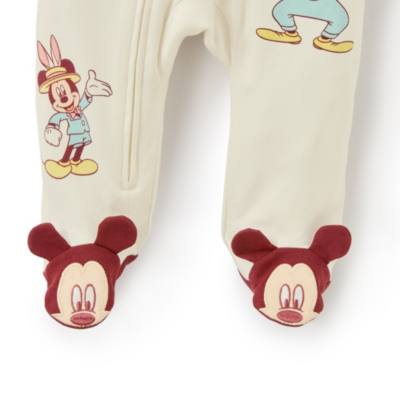 Pijama tipo mono Mickey Mouse para beb&eacute;