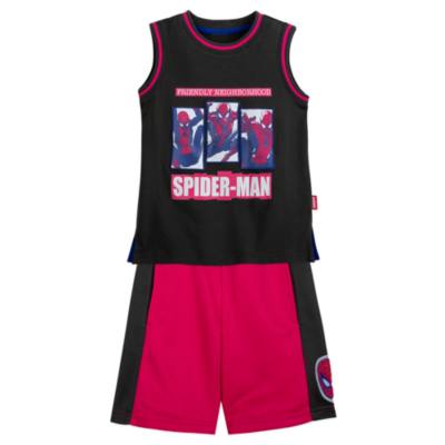 Spider-Man Tank Top and Shorts Set For Kids