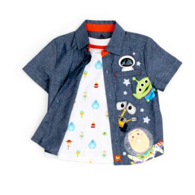 Completo camicia e maglietta bimbi World of Pixar Disney Store
