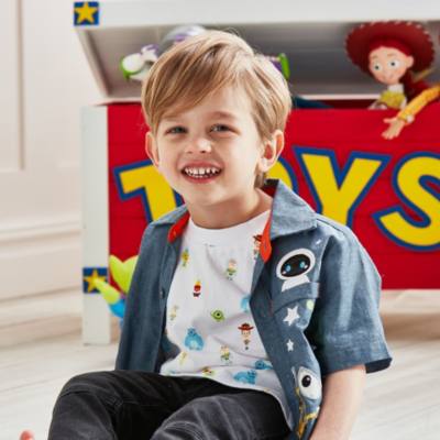 Completo camicia e maglietta bimbi World of Pixar Disney Store