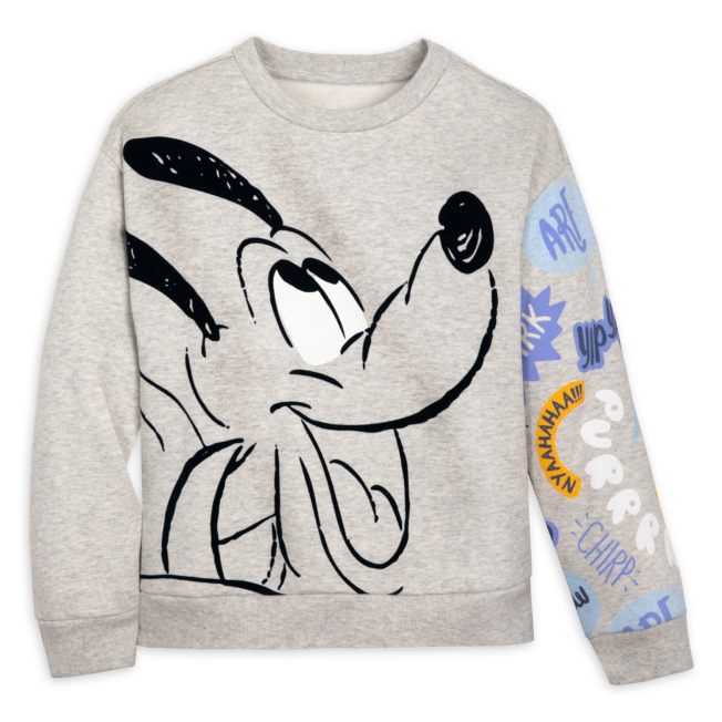 Disney Store Pluto Sweatshirt For Kids | Disney Store Disney Store Pluto Sweatshirt For Kids | Disney Store