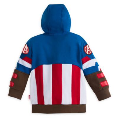 Captain America Costume Hooded Sweatshirt For Kids