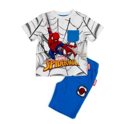 Conjunto infantil camiseta y pantalones cortos Spider-Man
