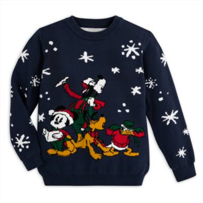 Disney Store Mickey and Friends Vintage Christmas Jumper For Kids Disney Store