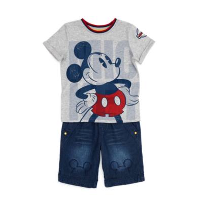 Micky Maus - Set mit Oberteil und Shorts f&uuml;r Kinder