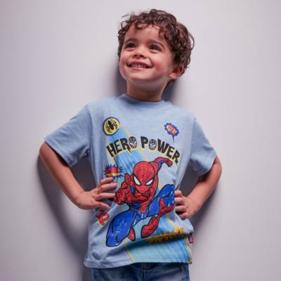 Disney Store Spider-Man Hero Power T-Shirt For Kids