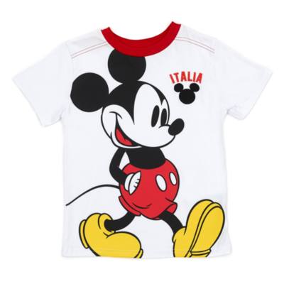 Mickey Mouse Italia White T-Shirt For Kids
