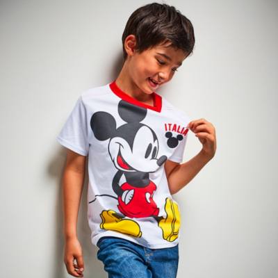 Mickey Mouse Italia White T-Shirt For Kids