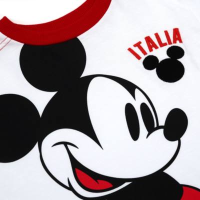 Mickey Mouse Italia White T-Shirt For Kids