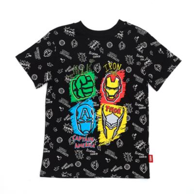 Avengers Black T-Shirt For Kids