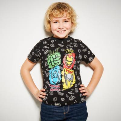 Avengers Black T-Shirt For Kids