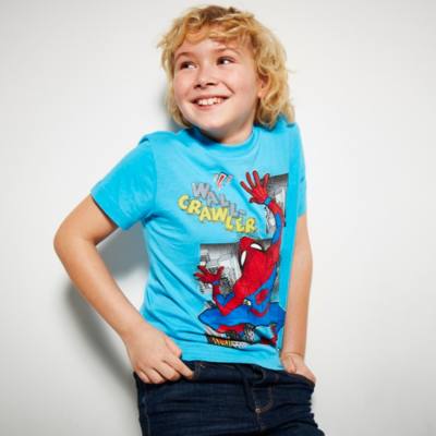 Spider-Man Blue T-Shirt For Kids