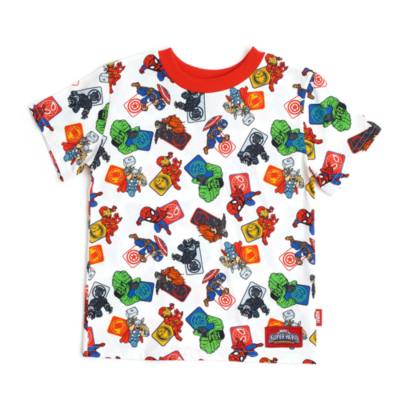 Avengers White T-Shirt For Kids