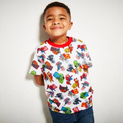 Avengers White T-Shirt For Kids