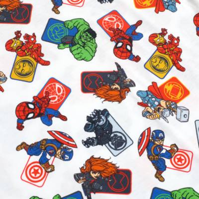 Avengers White T-Shirt For Kids