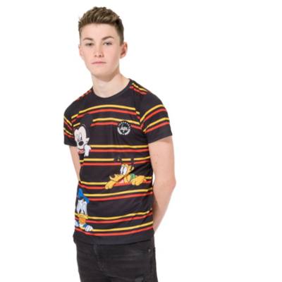 Hype Squad Striped T-Shirt For Kids