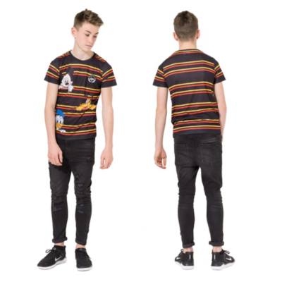 Hype Squad Striped T-Shirt For Kids