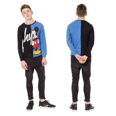 Hype Mickey Mouse Panel Long-Sleeved T-Shirt For Kids