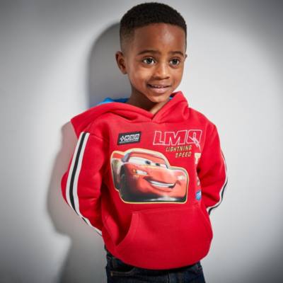 Felpa bimbi con cappuccio Saetta McQueen