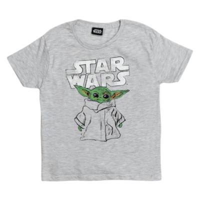 Star Wars: The Mandalorian - Das Kind - T-Shirt mit skizzenartigem Motiv f&uuml;r Kinder