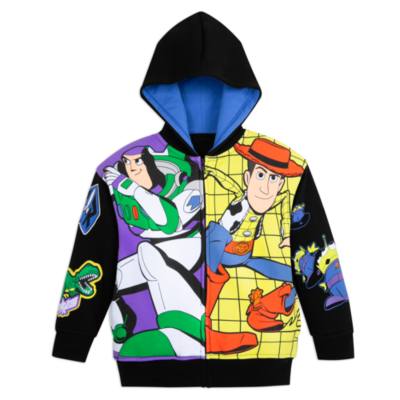Toy Story - Buzz Lightyear und Woody - Kapuzensweatshirt mit Reißverschluss für Kinder