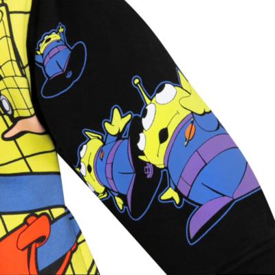 Buzz Lightyear and Woody Zip Front Hooded Sweatshirt For Kids, Toy Story