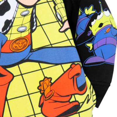 Buzz Lightyear and Woody Zip Front Hooded Sweatshirt For Kids, Toy Story