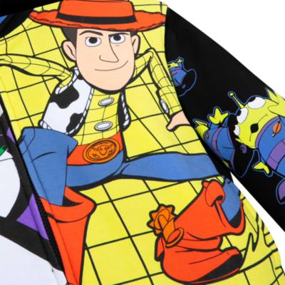 Buzz Lightyear and Woody Zip Front Hooded Sweatshirt For Kids, Toy Story