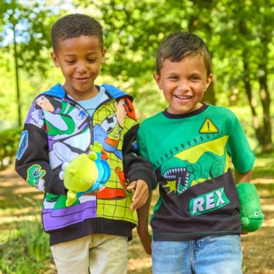 Buzz Lightyear and Woody Zip Front Hooded Sweatshirt For Kids, Toy Story