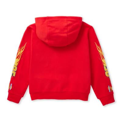 Lightning McQueen Zip-Front Hooded Sweatshirt For Kids, Disney Pixar Cars