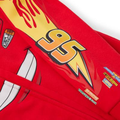 Lightning McQueen Zip-Front Hooded Sweatshirt For Kids, Disney Pixar Cars